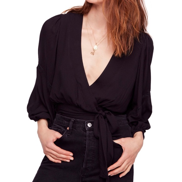 Free People Wrap Top Size S - Picture 7 of 7